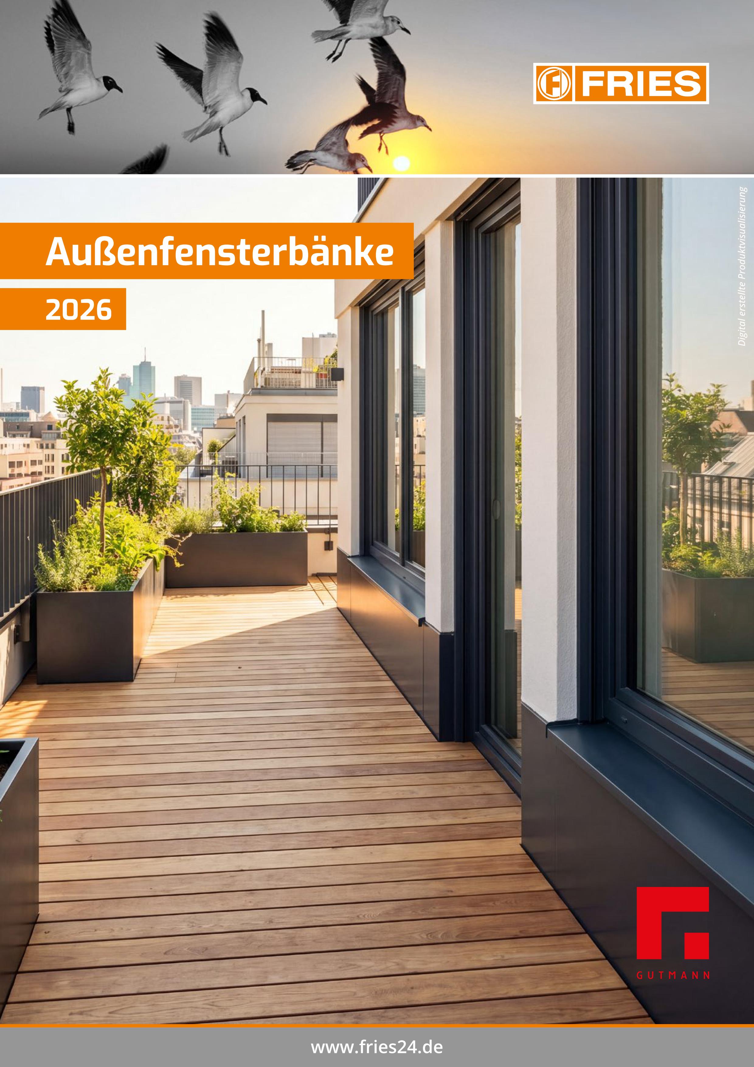 FRIES Außenfensterbänke
