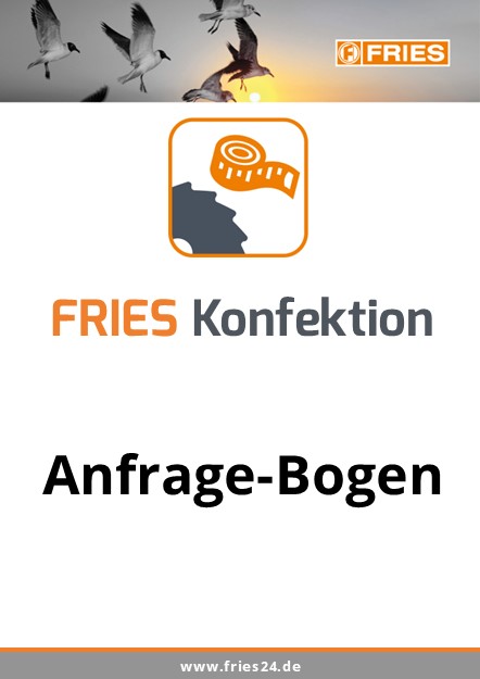 FRIES Konfektion Anfrage-Bogen