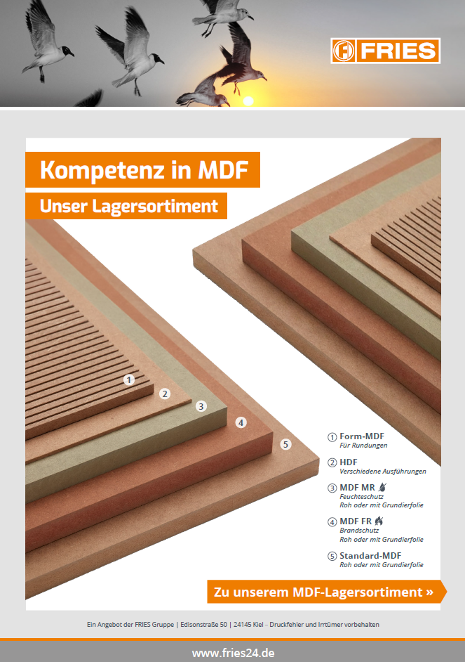 Kompetenz in MDF "Lagersortiment"