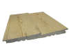 27/15x146mm Keilspundprofil Sib. Lärche roh u/s hobelfld., Sichtseite sägerau, 4St. - More 1