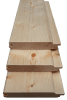 Kombiprofil Fichte trocken 22,5x121mm - 4,5m roh, Softline/Fase 5 Stück/Bd. - More 1