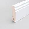 C92 Fußleiste Altd. Prof. 18x96 MDF weiß lackiert RAL 9016, 2,44 m - More 1
