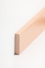 Fußleiste 13x58mm Oberkante abgerundet Buche lackiert, 2,40m #60.13.58.2 (0025) - More 1