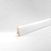 Fußleiste 19x38mm Dekor deckend weiß Furnierummantelt 2,50m #19.38.31 (0033) - More 1