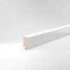 Fußleiste 16x40mm Dekor deckend weiß Furnierummantelt 2,50m #16.40.731 (0045) - More 1
