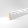 Fußleiste MDF 16x58mm mit weißer, lackierf. Folie ummantelt OK profiliert 2,50m #719.1658 (0061) - More 1