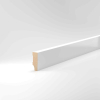 Fußleiste MDF 13x40mm mit weißer, lackierf. Folie ummantelt OK rechteckig 2,50m #721.1340 (0066) - More 1
