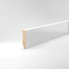 Fußleiste MDF 13x58mm mit weißer, lackierf. Folie ummantelt OK rechteckig 2,50m #721.1358 (0067) - More 1