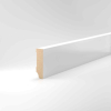 Fußleiste MDF 16x40mm mit weißer, lackierf. Folie ummantelt OK rechteckig 2,50m #721.1640 (0069) - More 1