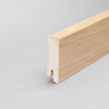 Systemleiste 16x58 Eiche Lack Furnier - 2,4m 2,40 m; # A22 Leistenkoffer - More 1
