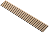 I-Wood Paneel Basic Eiche klar geölt 2780x300x16mm Filz:schwarz,MDF braun EN622-5, E1 - More 1