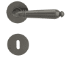 GRIFFWERK Rosettengarnitur Carola Piatta S BB Kaschmirgrau, 8 mm, mit Hochhaltefeder - More 1