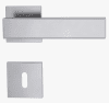 GRIFFWERK Rosettengrt. VAYA 200 Cubico BB Edelstahl matt,  8mm, TD 38-50mm, Rosette eckig - More 1