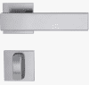 GRIFFWERK Rosettengrt. VAYA 200 Cubico WC Edelstahl matt,  8/8mm, TD 38-50mm, Rosette eckig - More 1