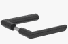 GRIFFWERK Griffpaar VAYA 137 TRI Graphitschwarz,  8mm, für Glastürbeschlag, - More 1