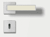 PRÜM Drückerset Quattra Inlay BB Edelstahl matt/Inlay G-TEC® Livesimple - More 1