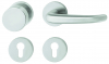 Rosetten-WSG PDH4104 C-Form Edelstahl matt PZ LI, 8 mm, Türdicke 37-52 mm, Drückerrosette 1-tlg. - More 1