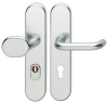 HOPPE FS-Schutz-WSG Paris Aluminium F1 ES1-ZA FS-86G/3332ZA/3310/138F, 9/72 mm, Td. 42-47 mm, - More 1