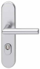 HOPPE HAT-Drückergrt. Amsterdam Alum. F1 ES1-ZA 86G/3331/3332ZA/1400, 10/92 mm, Td. 67-72 mm, - More 1