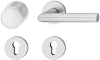 Rosetten-WSG FSB 121076 L-Form Aluminium F1 PZ ASL-Technik, 8 mm, Türdicke 39-58 mm, - More 1