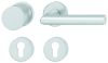 HOPPE Rosetten-WSG Amsterdam Aluminium F1 PZ 58/42KV/42KVS/1400, 8 mm, Türdicke 37-42 mm, - More 1