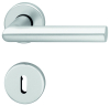 HOPPE Rosettengarnitur Amsterdam Aluminium F1 OB 1400/42H/42HKVS SERTOS, 8 mm, Türd. 40-45 mm, - More 1