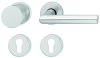 HOPPE Rosetten-WSG Amsterdam Aluminium F1 PZ 58/42H/42HKVS/1400 SERTOS, 8 mm, Türd. 40-45 mm, - More 1
