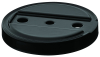 FSB Fußplatte für Bodentürpuffer 38 3884 10 Ø 70 mm, schwarz, Höhe 11 mm - More 1