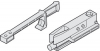 Stoßdämpfer Slido D-Line 11 mit Rückhaltefeder für Türen bis max. 80 kg - More 1