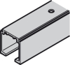  Schiebetür-Laufschiene Slido D-Line 11 31 x 33 mm Aluminium silberfarbig, gebohrt (ohne Winkel) - More 1