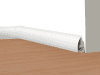 Sockelleiste MD63 Decorprofil Döllken 0117 / 1129 weiß / 250cm - More 1