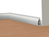 Sockelleiste MD63 Decorprofil Döllken 436A / 1436 alumetallic / 250cm - More 1