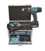 MAKITA Akku-Schlagbohrschr. DHP453RFX2 18V 18 V Alukoffer, 2 Akkus und Zubehör - More 1