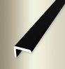 Küberit Winkelprofil 9,2x7,0mm Typ 279 U Pulverb.-schwarz 255cm # 2112797014 - More 1