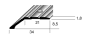 Auer Abschlussprofil Nr. 132 34x8mm selbstklebend silber 2,7m 479284 - More 1
