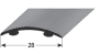 Auer Übergangsprofil Nr. 14 28x1,5mm selbstklebend SB Edelstahl matt 2,7m 600268 - More 1