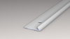 Prinz Abschlussprofil 18x4mm Aluminium gelocht für Belagst. 3mm inkl. Schrauben Dübel silber 2,5m - More 1