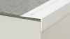 Prinz Treppenkantenprofil 40x25mm Aluminium gelocht inkl. Schrauben Dübel silber 2,5m - More 1