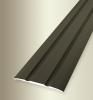 Küberit Übergangsprofil Aluminium 38mm Typ 438 SK 2,70m F6 bronze mit Zierrillen 21538065 - More 1