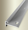 Küberit Abschlussprofil mit Einschub Aluminium Typ 807 5,0m F4 silber 31707047 (mit Nase) - More 1