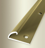 Küberit Abschlussprofil Aluminium umschlagbar Typ 370 1m F5 gold 31770051 - More 1