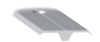 Flachschwelle S (ATHMER 308) silberfarbig inkl. Befestigungsmaterial - More 1