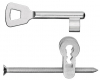 BB-Einsatz Schliessung Nr. 5 (911.03.565) mit Stulpschraube M 5x60 und 1 Schlüssel - More 1