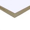 Sperrholzplatte 15mm Birke melamin weiss 240 gr. beids.,BB/BB 1250x2500 Schälf. EN636-3/S, E1 - More 1
