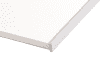 Fensterbank Abdeckkappe weiß PR 107 gerundet 610mm beidseitig gerundet  Krono , Radius 3 - More 1