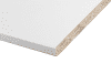 A103 CR Fensterbank Profil 107 gerundet weiß 4100x400 Krono Träger EN312 P3,E1, Radius 3 - More 1