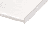 Fensterbank Abdeckkappe weiß PR 110 gerundet 610mm beidseitig gerundet  Krono , Radius 12 - More 1