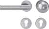 LIMFJORD Rosetten-WG L-Form Fast2Fix PZ LI Edelstahl matt, Knopf R2, 8 mm, Hochhaltefeder - More 1