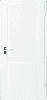 735x2.110 JELD-WEN Tür StibaPlus 2F Weißlack DIN RE Vollspaneinlage, Rundprofil - More 1