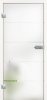 834x1.972 L&H Glasdrehtür ESG Studio/Office DIN LI Atos - Streifen klar/Fläche matt - More 1